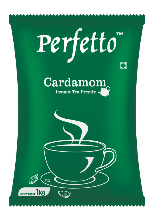 Perfetto 3 in 1 Cardamom Tea Premix Pouch