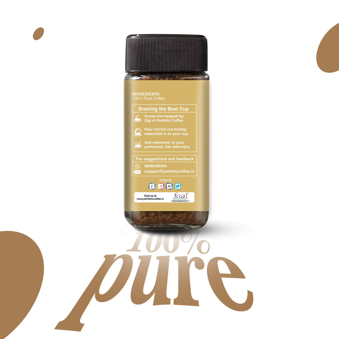 Perfetto Espresso 100g Jar