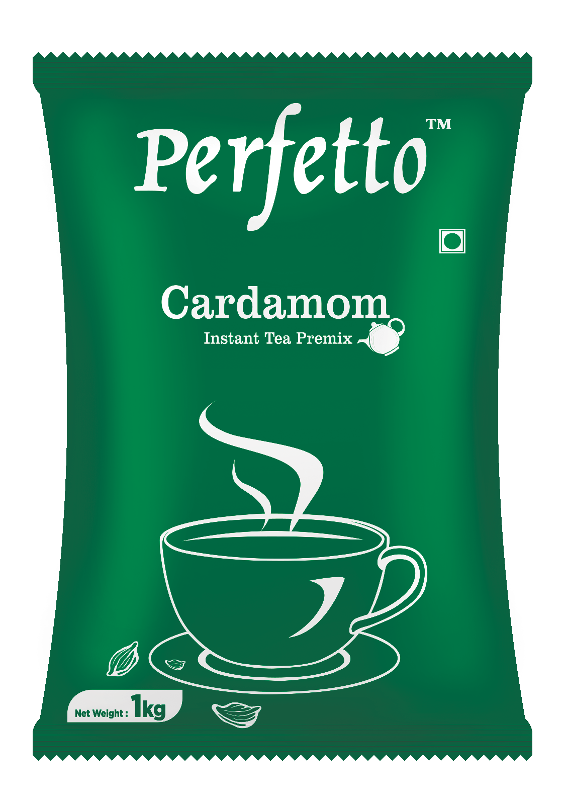 Perfetto 3 in 1 Cardamom Tea Premix Pouch